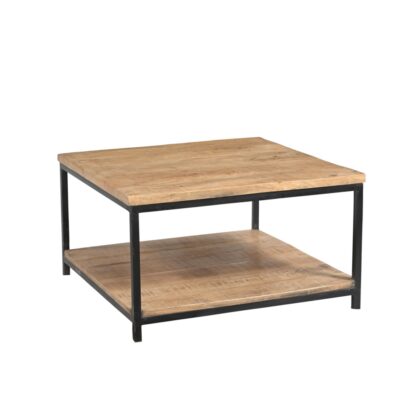 Steel & Wood Coffee Table