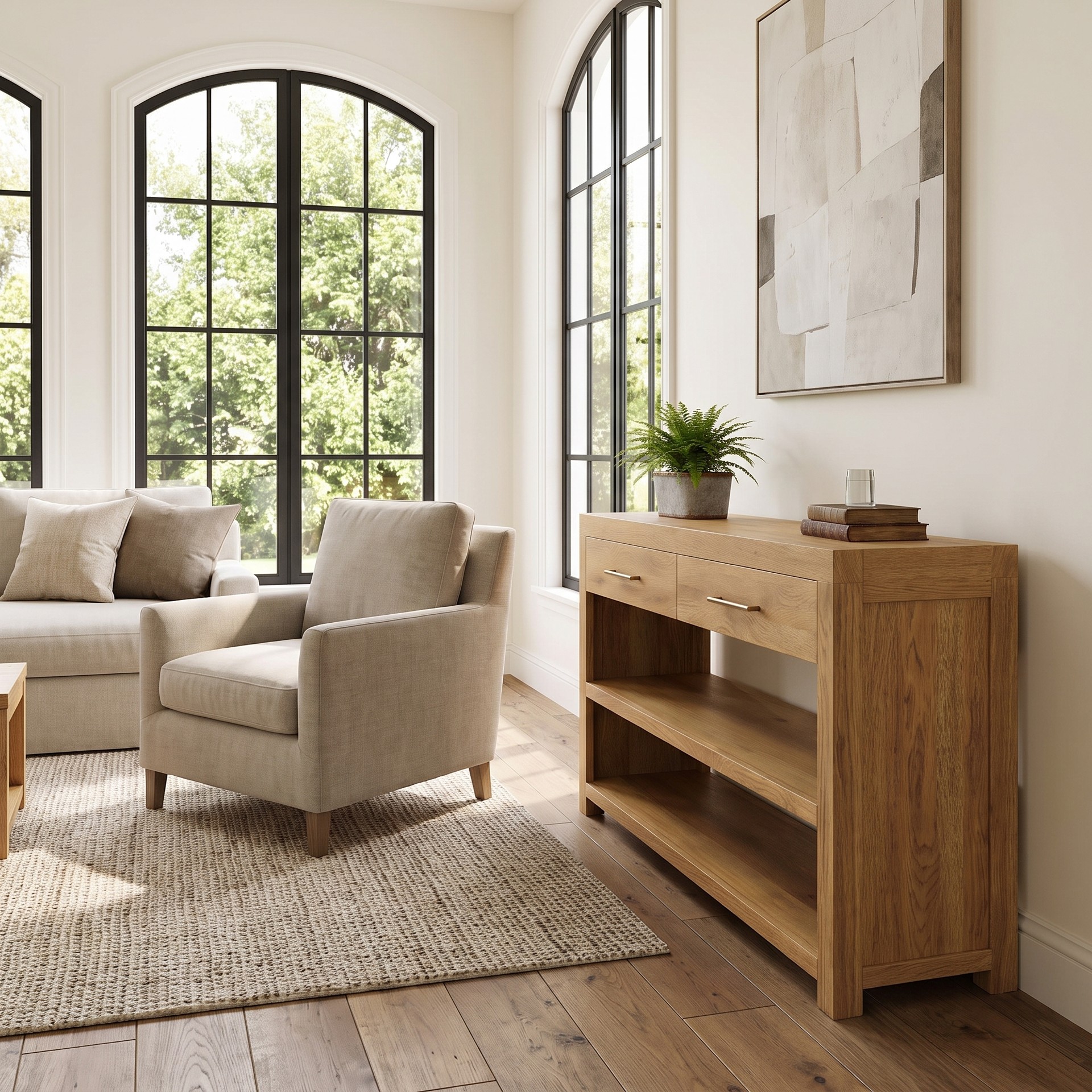 Tribeca 2 Drawer Sofa Table