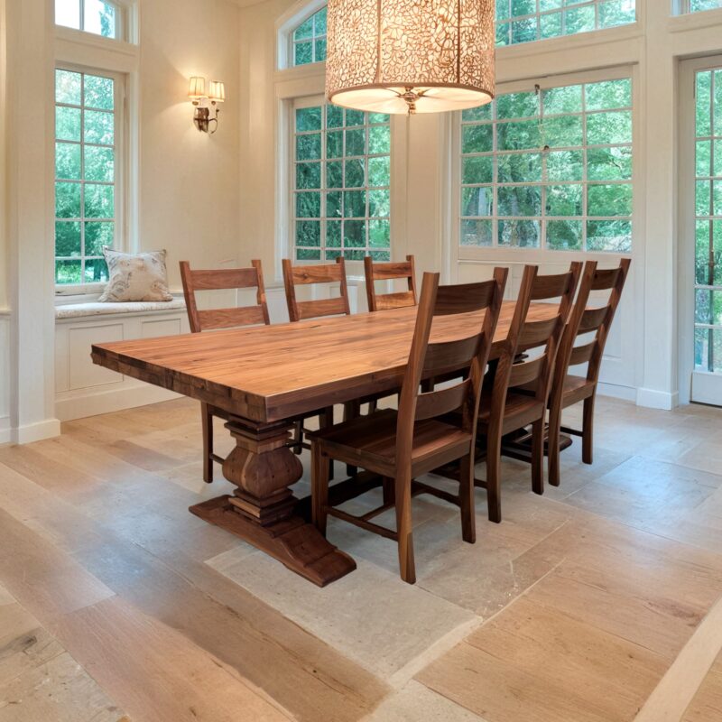 Valencia Walnut Dining Set