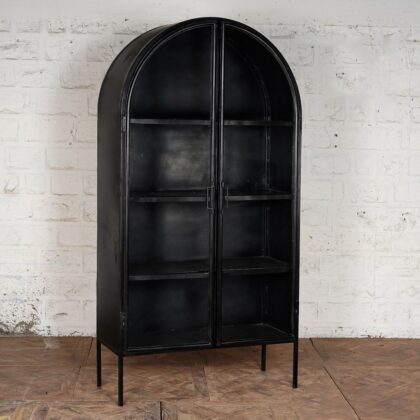 Iron Arch Top Cabinet
