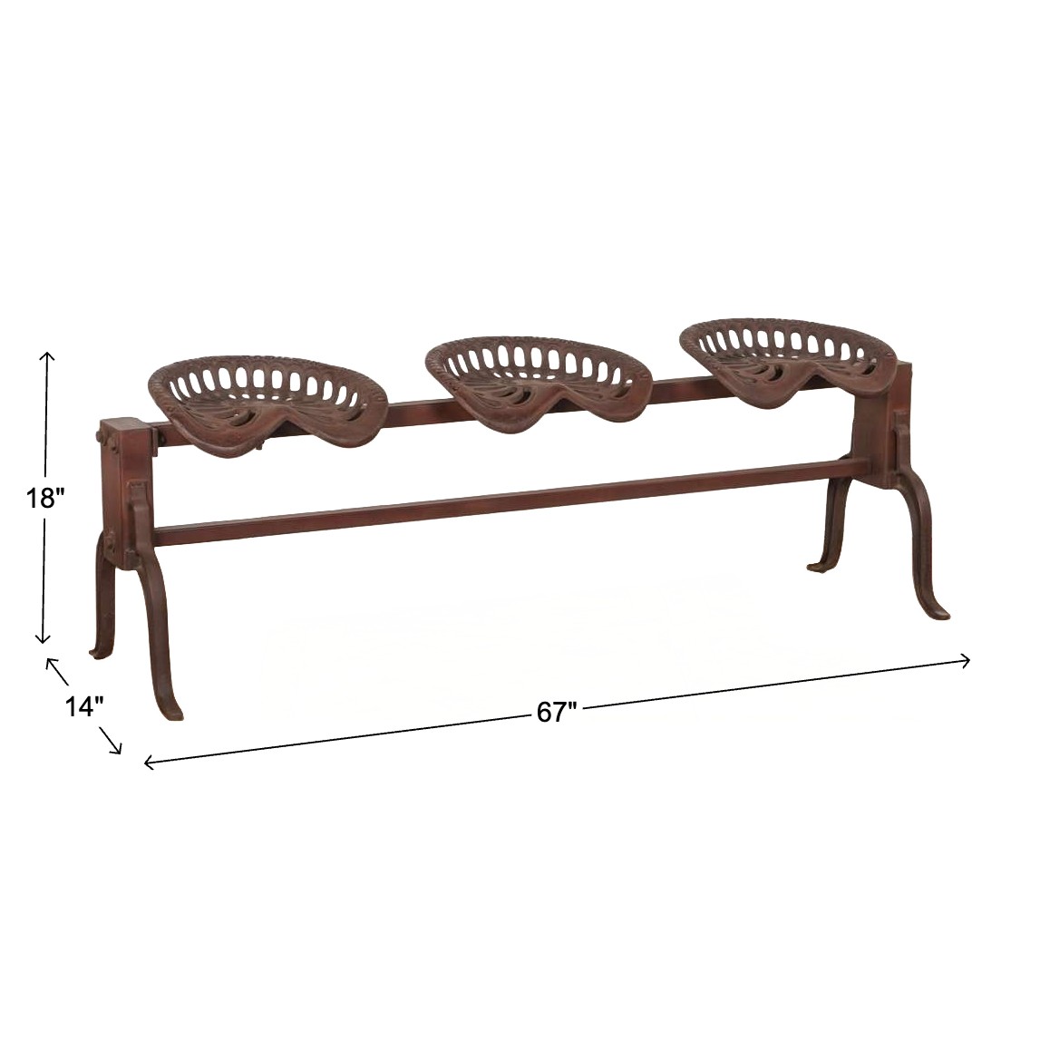Tractor Seat Bench - Image 2