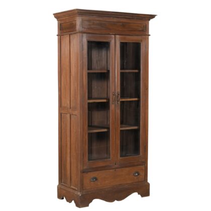Two Door Glass Front Cabinet