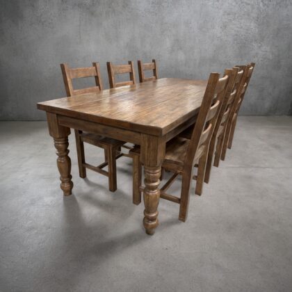 7' Manchester Oak Dining Set