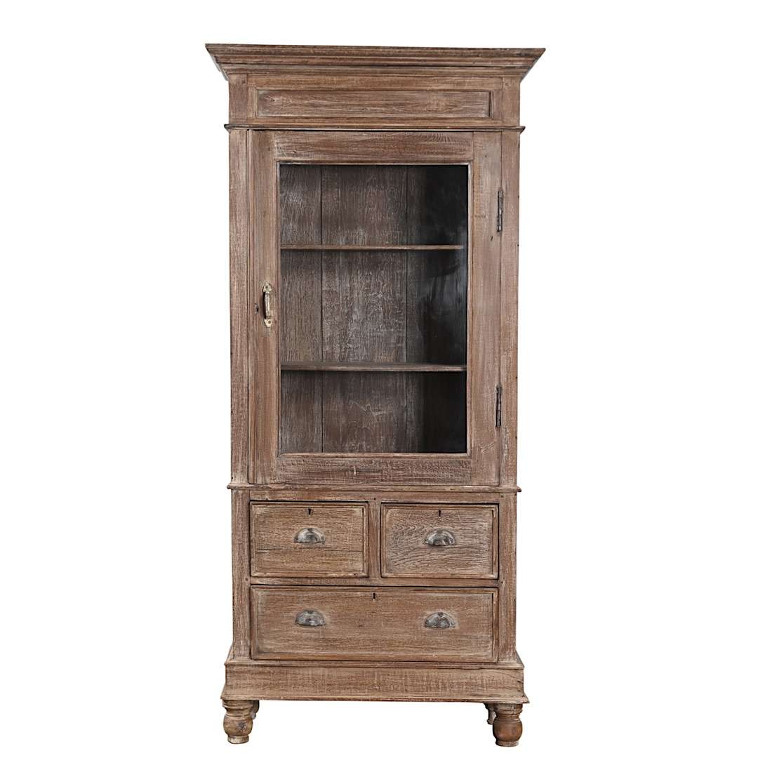 Antique Single Door Cabinet - Image 3