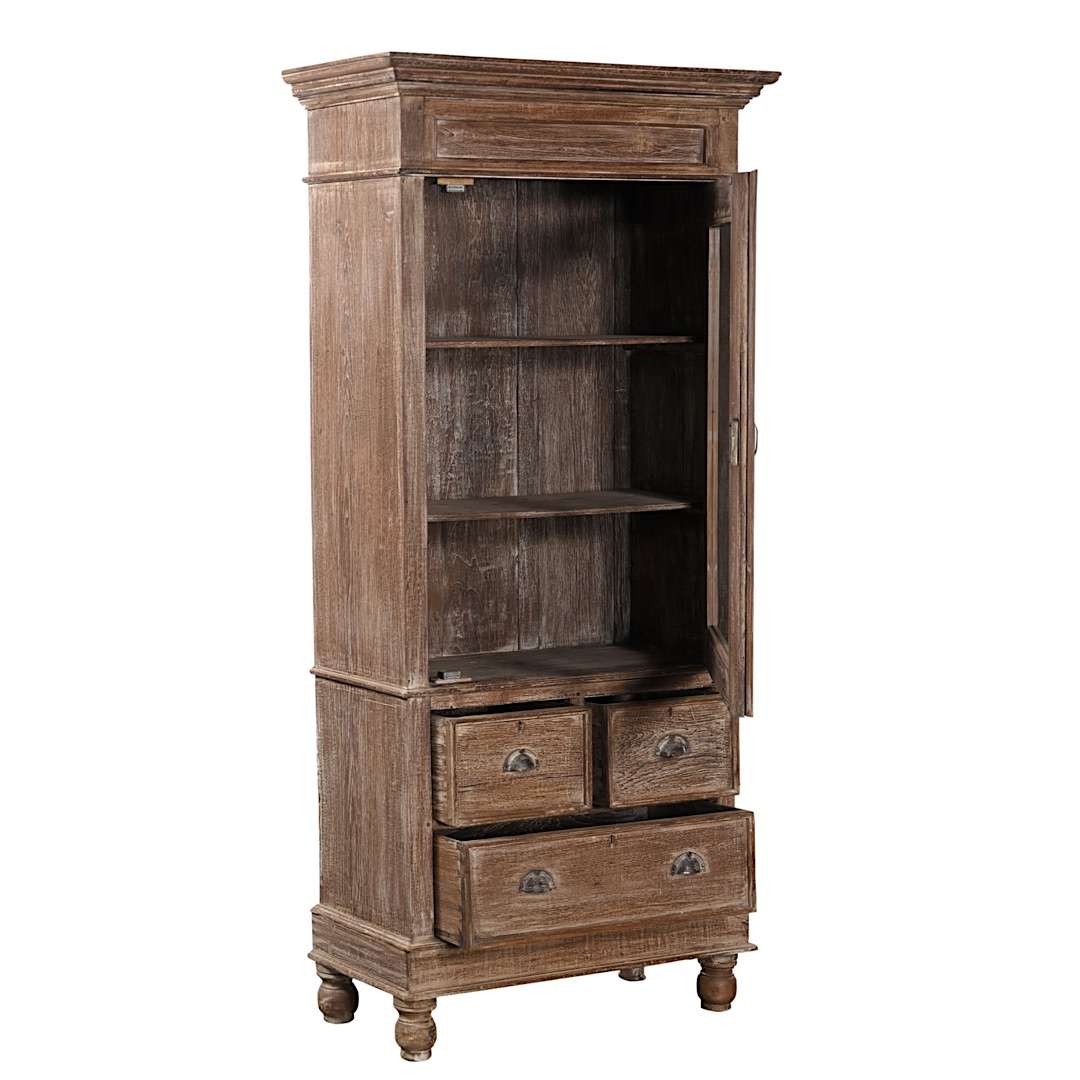 Antique Single Door Cabinet - Image 2