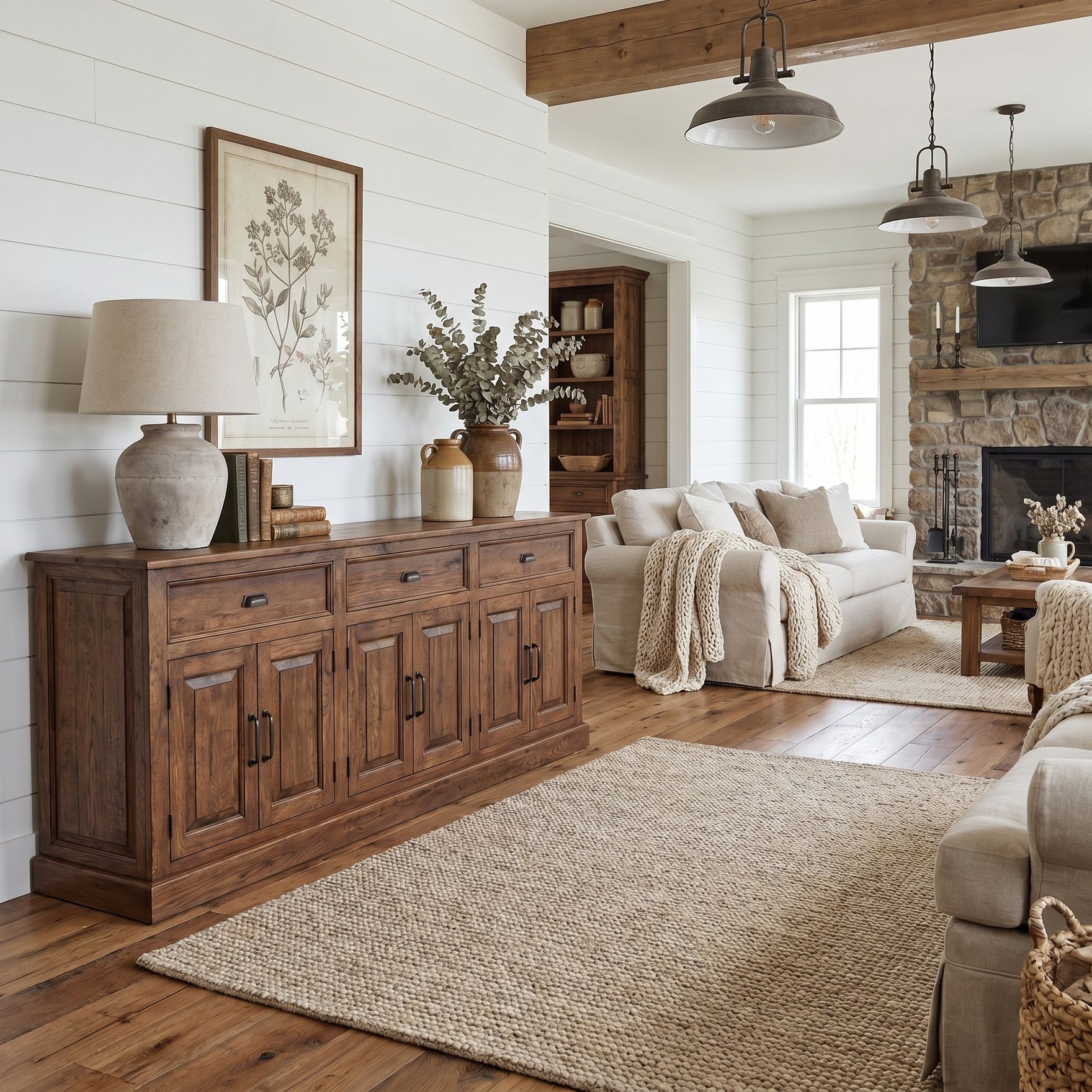 86" Distressed Brown Hartford - Image 2