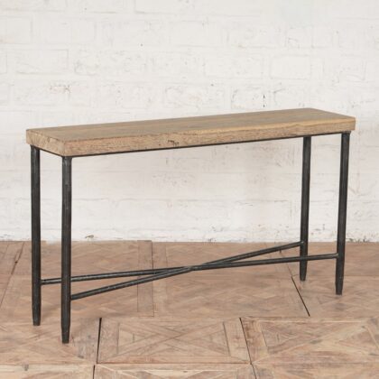 Metal Base Sofa Table