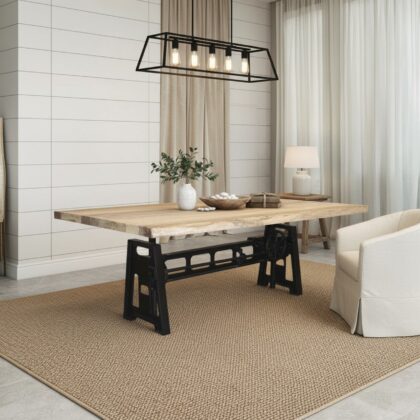 Adjustable Height Dining Table