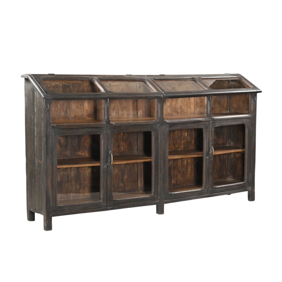 Four Door Glass Sideboard