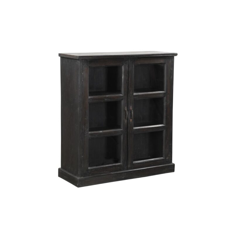 Two Door Glass Front Cabinet