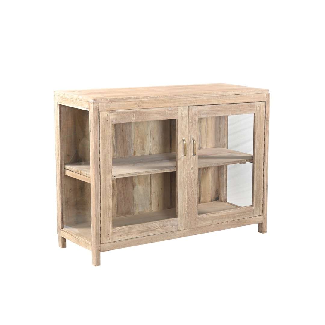 Two Door Glass Front Sideboard