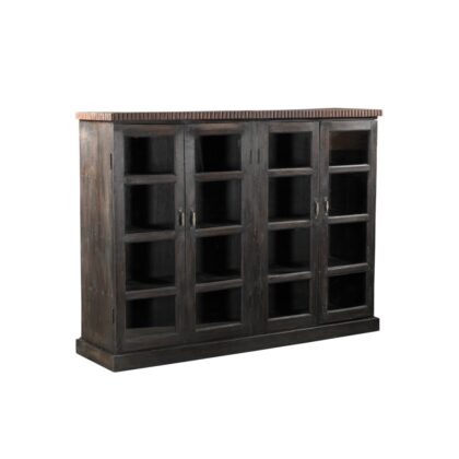 Large Glass Front Sideboard
