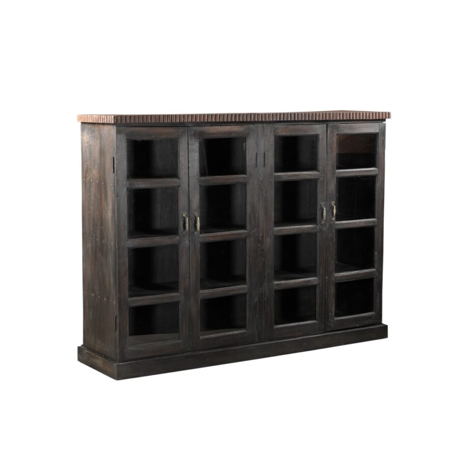 Large Glass Front Sideboard