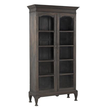 Two Door Glass Front Cabinet