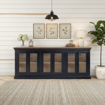 Black Oslo With Walnut Top