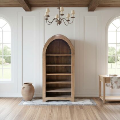 Melrose Oak Open Bookcase