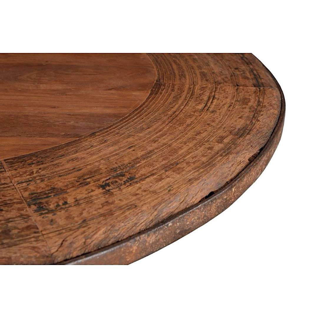 Antique Wheel Dining Table - Image 3