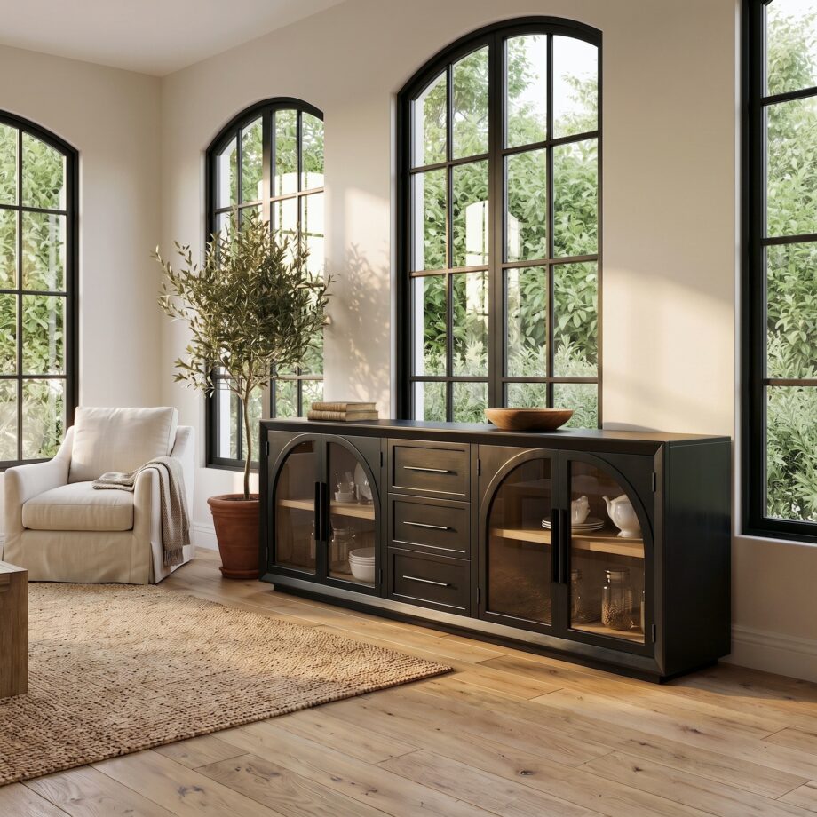 90" Three Drawer Melrose
