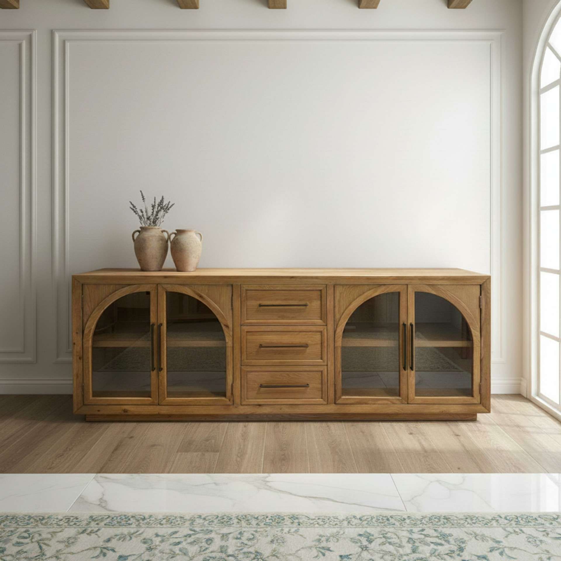 Three Drawer Oak Melrose