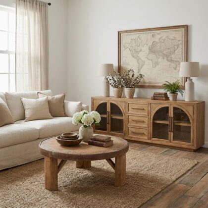 Three Drawer Oak Melrose