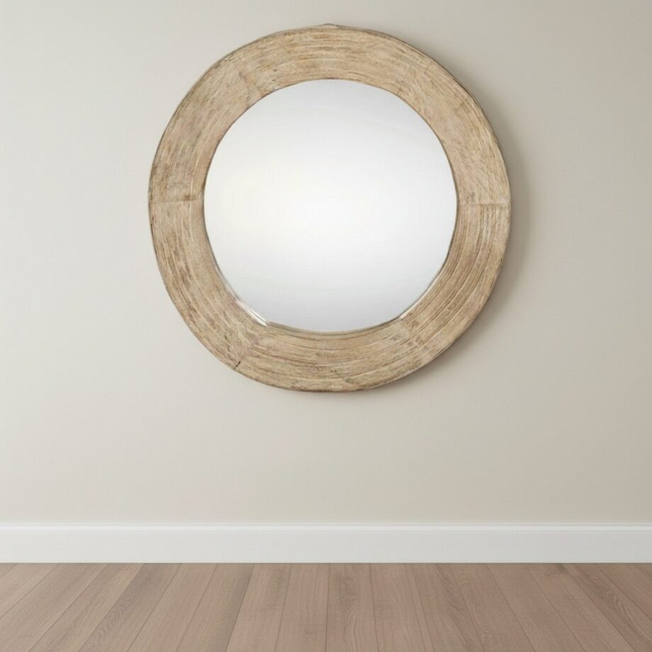 Antique Wheel Mirror