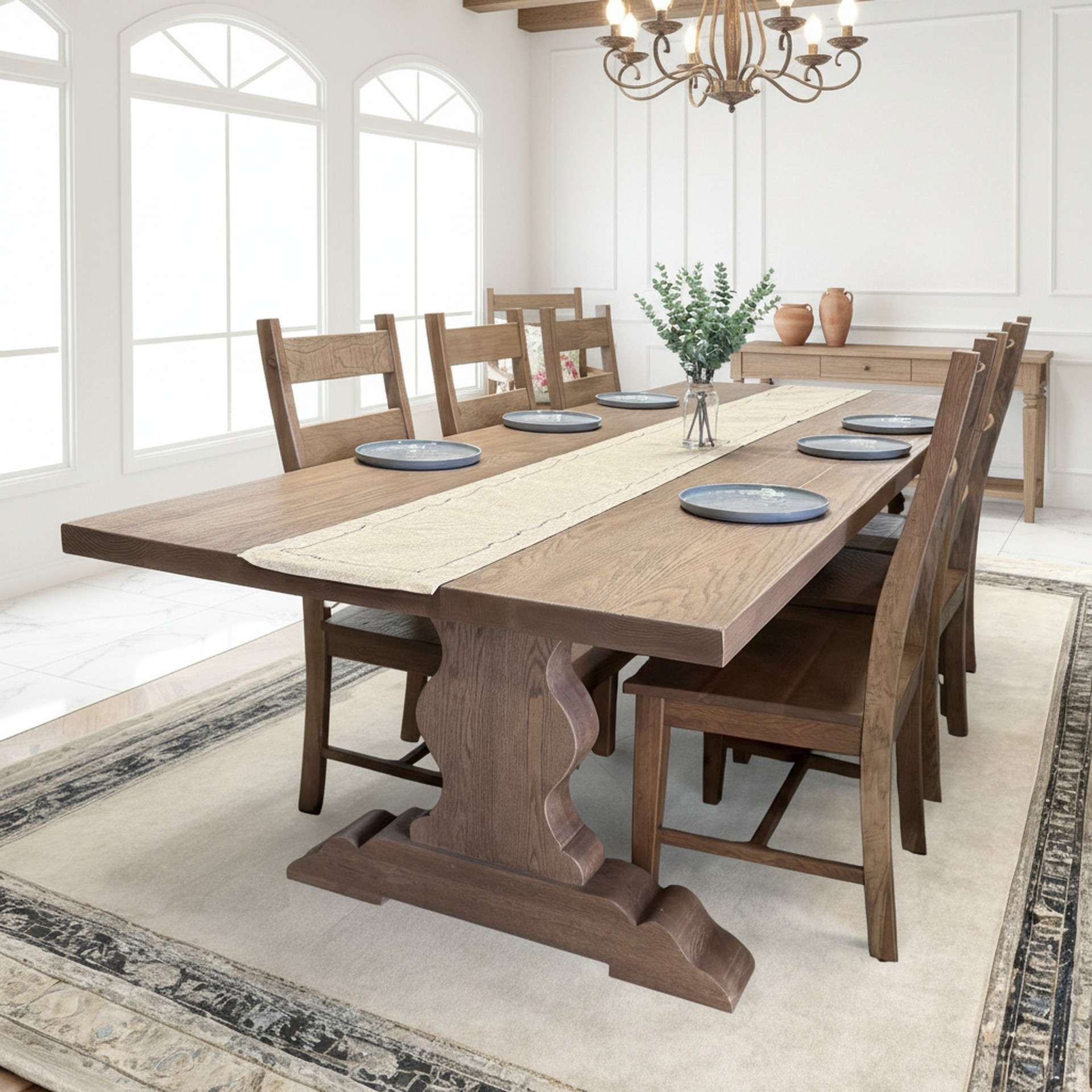 Solid Oak Dining Set