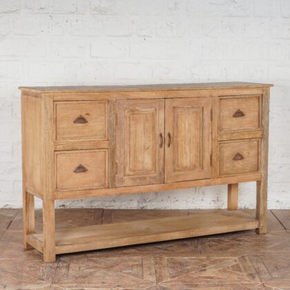 Open Bottom Shelf Sideboard