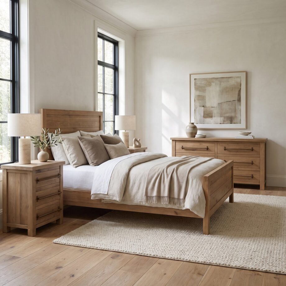 Brixton 4 Piece Bedroom Set- Rhone