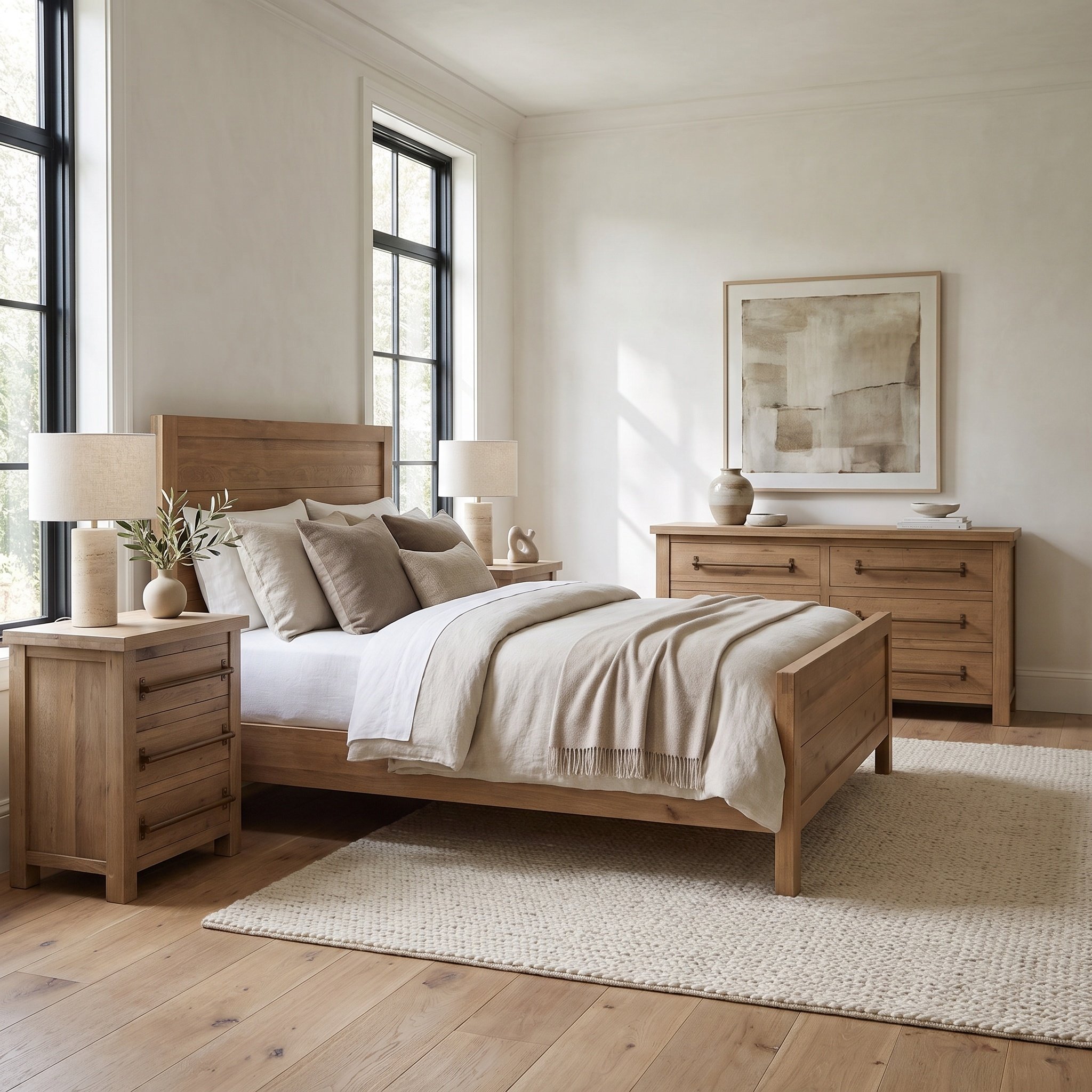 Brixton 4 Piece Bedroom Set- Rhone