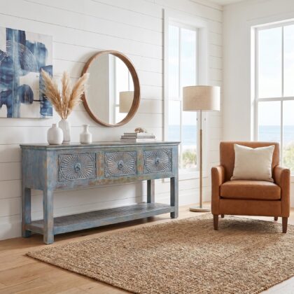 Carved Sofa Table