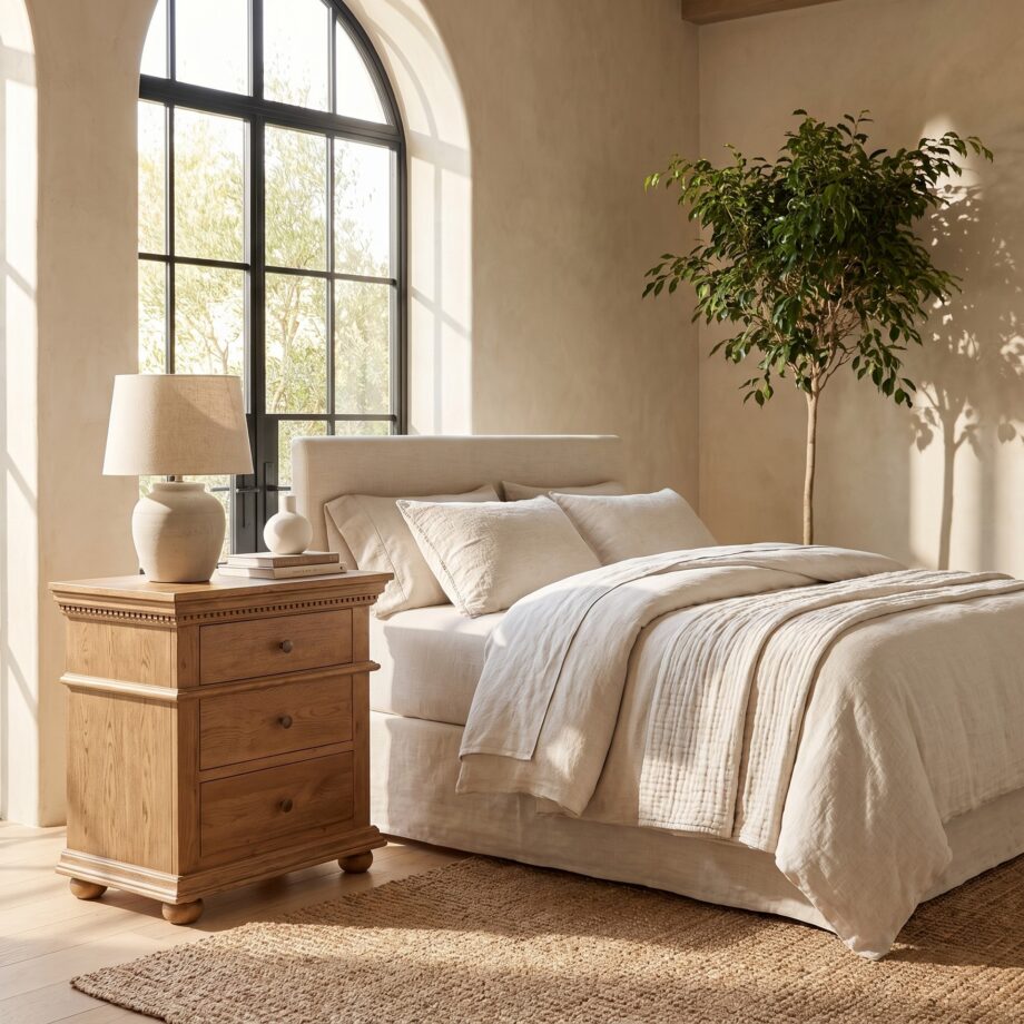 Kendall Nightstand Large- Weathered Oak