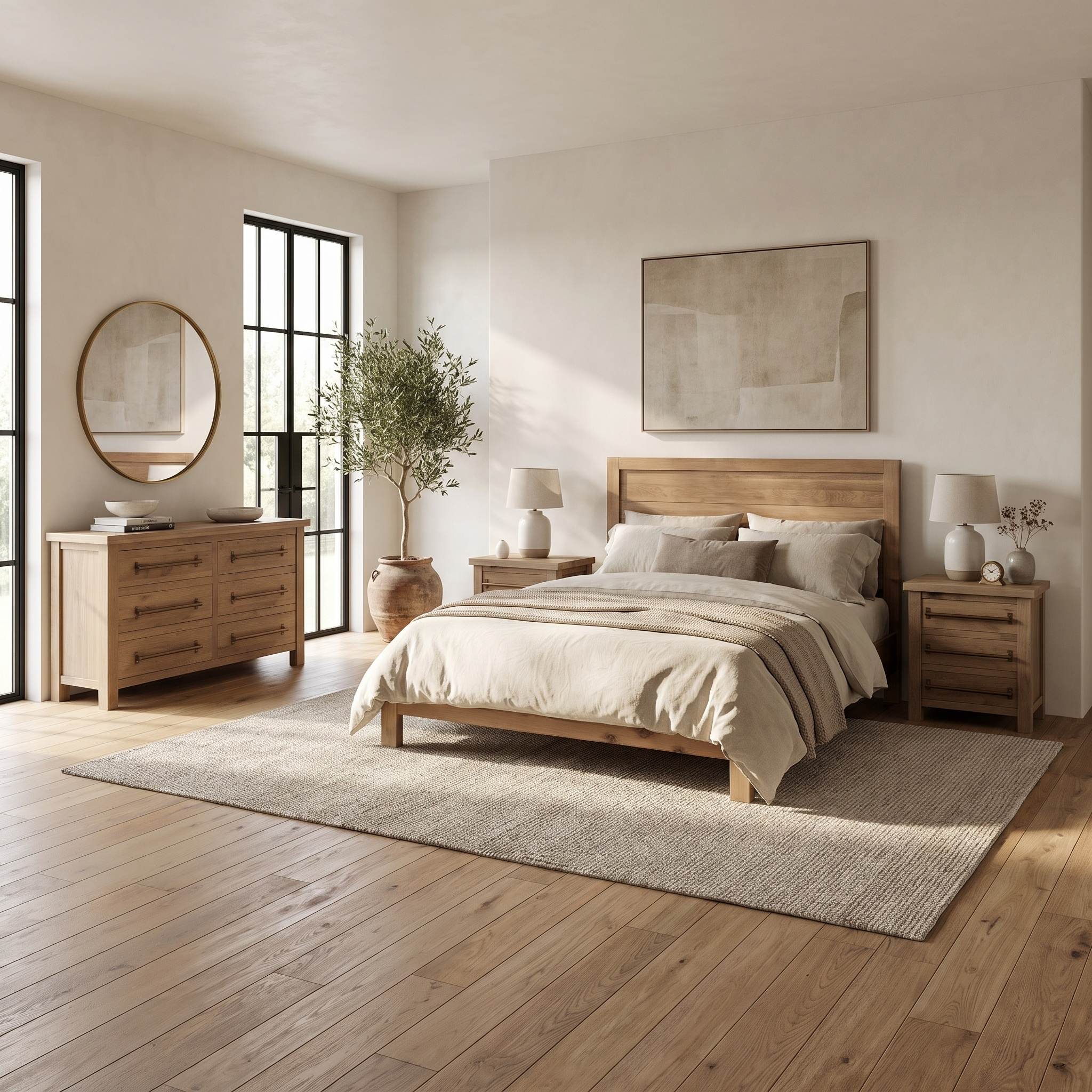 Brixton Bedroom Set- Rhone Oak - Image 2