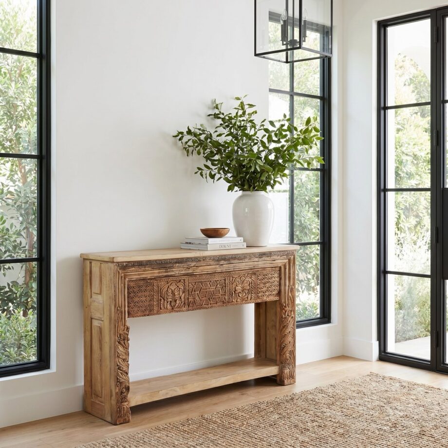 Carved Console Table