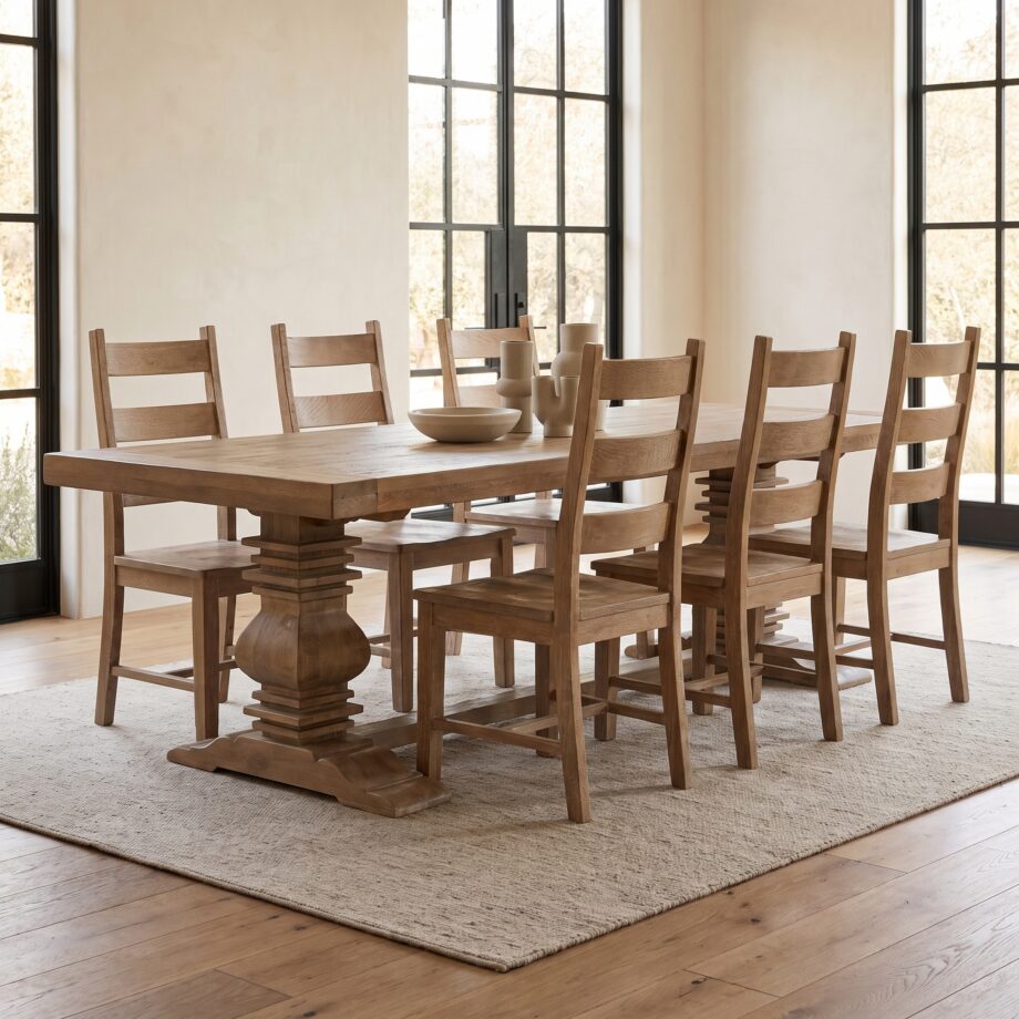 Valencia Oak Dining Set