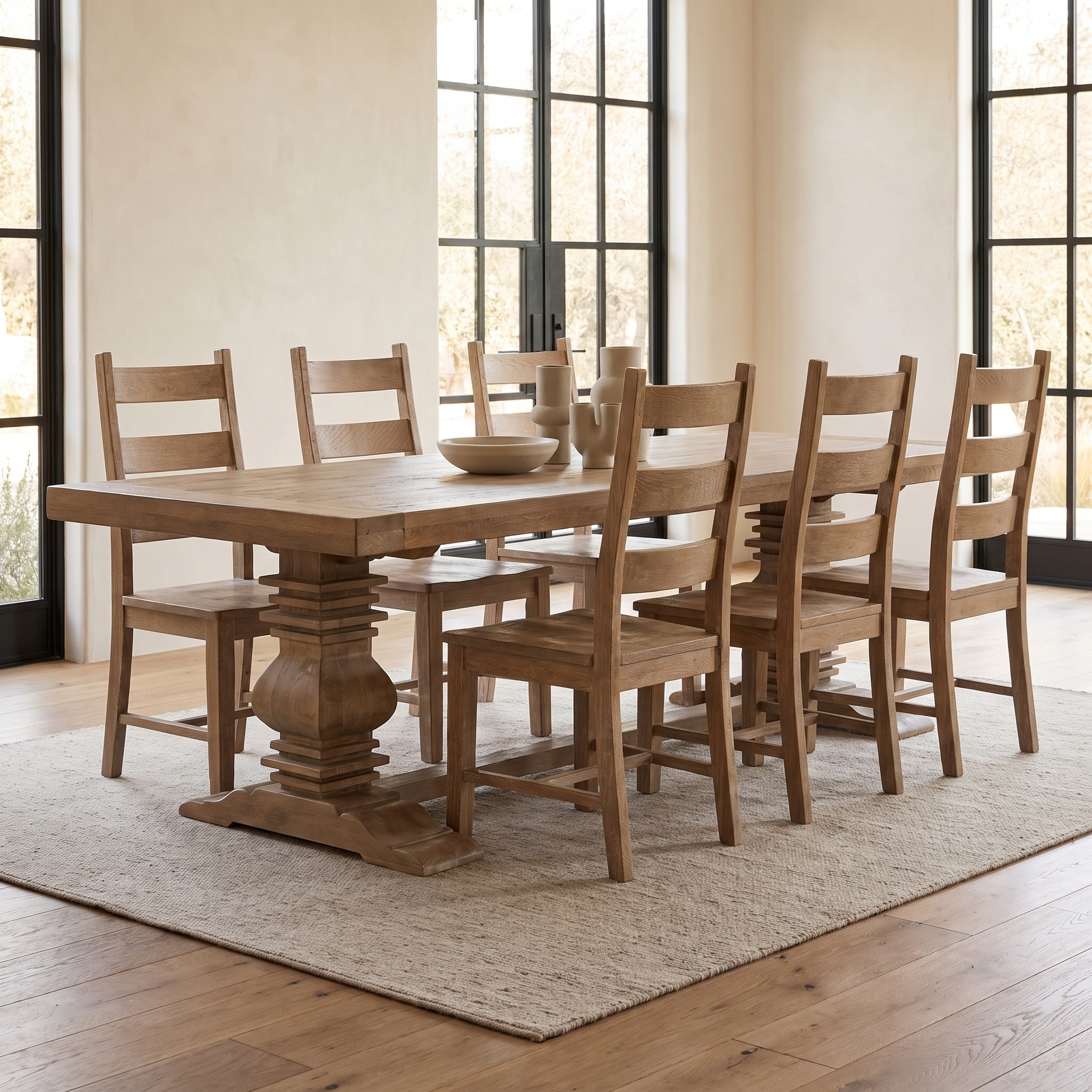 Valencia Oak Dining Set