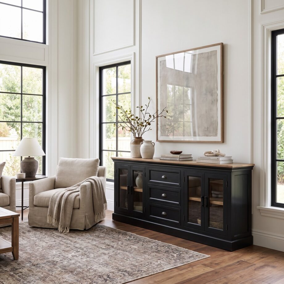 3 Drawer Oslo- Black