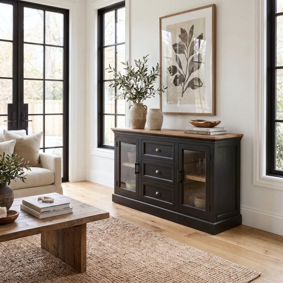 3 Drawer Oslo- Black