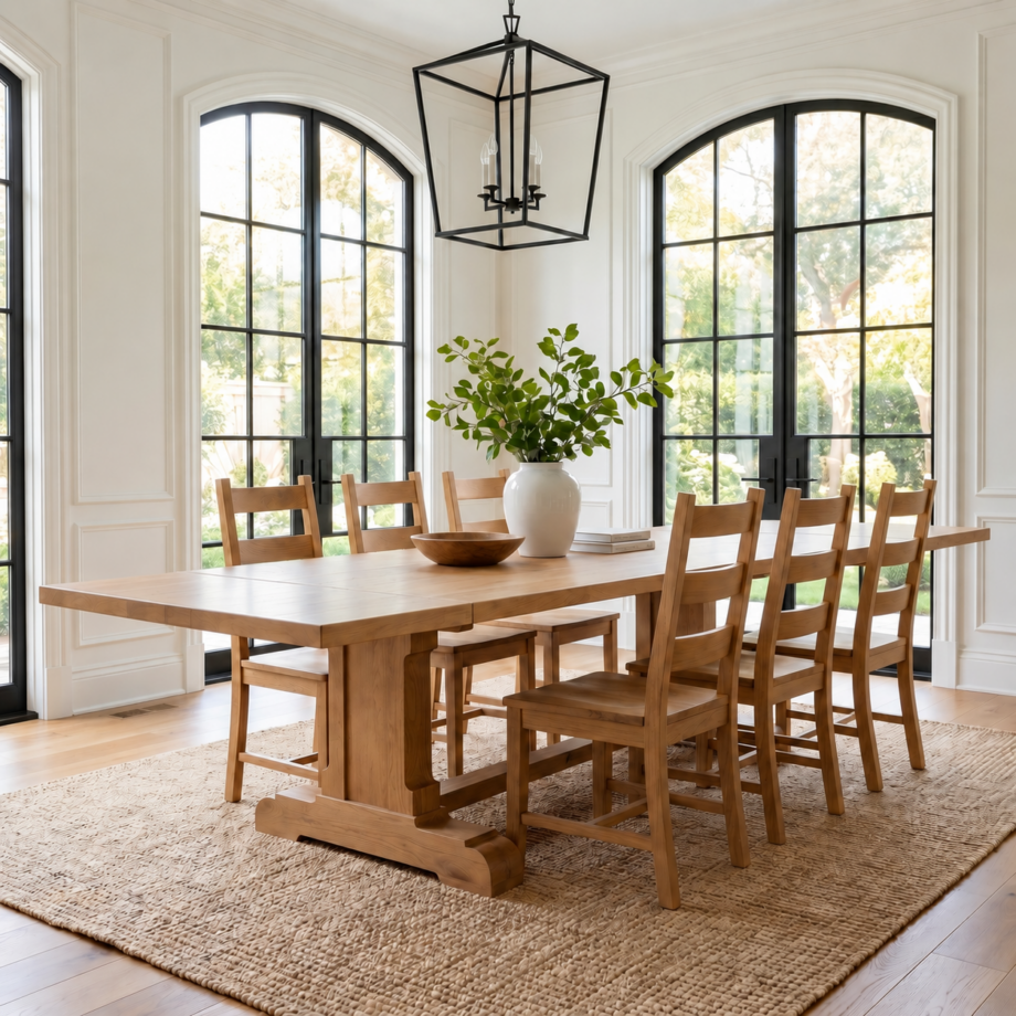 Mayfair Extension Dining Set - Color Rhone