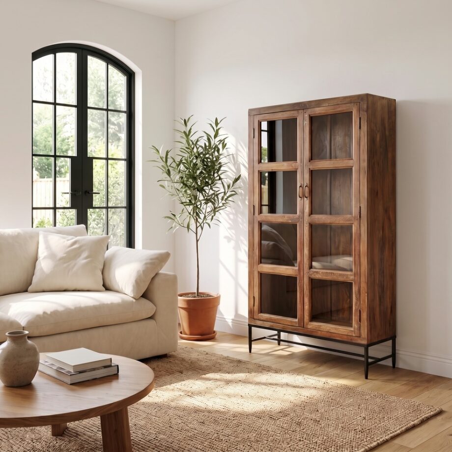 Two Door Glass Cabinet