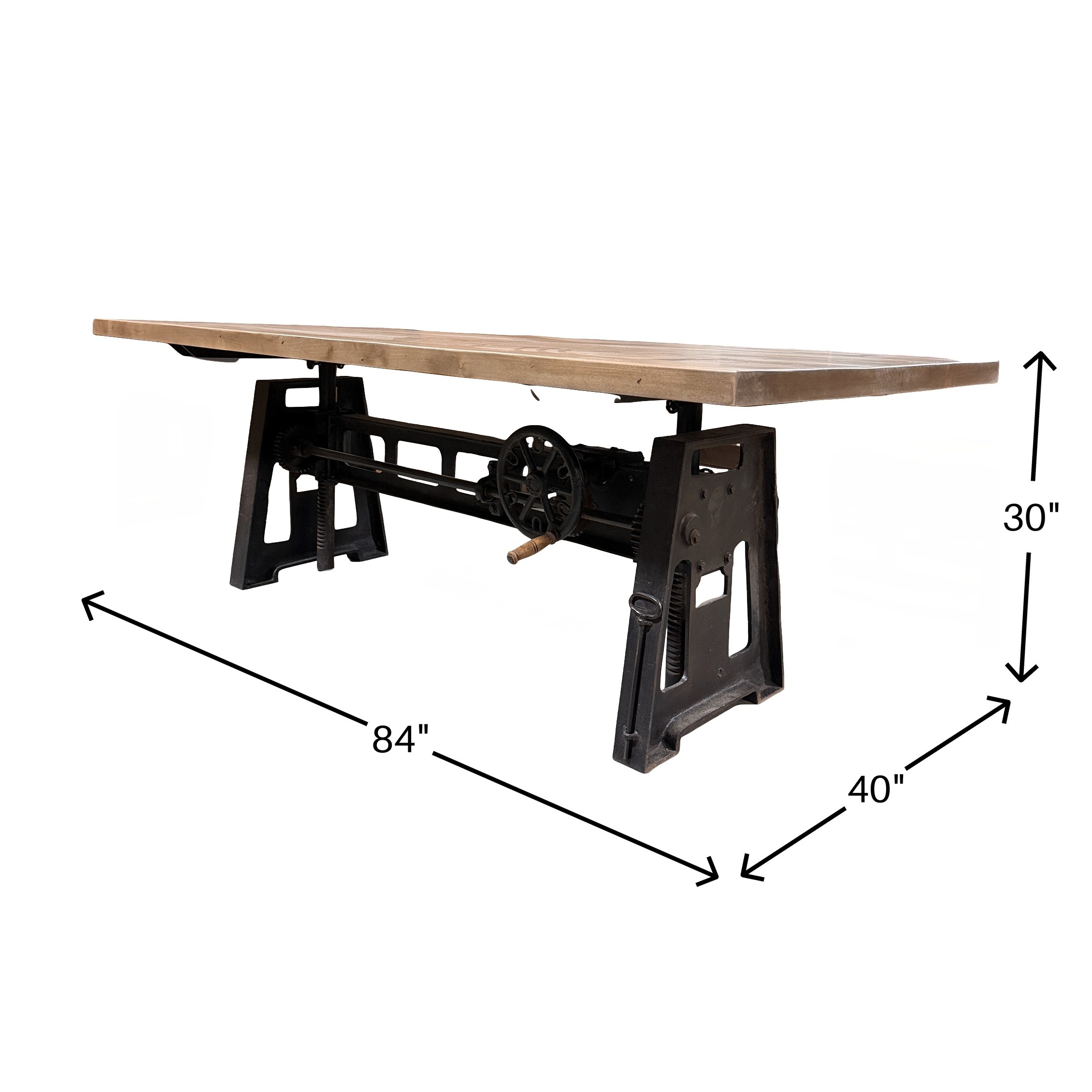 Crank Base Dining Table - Image 3