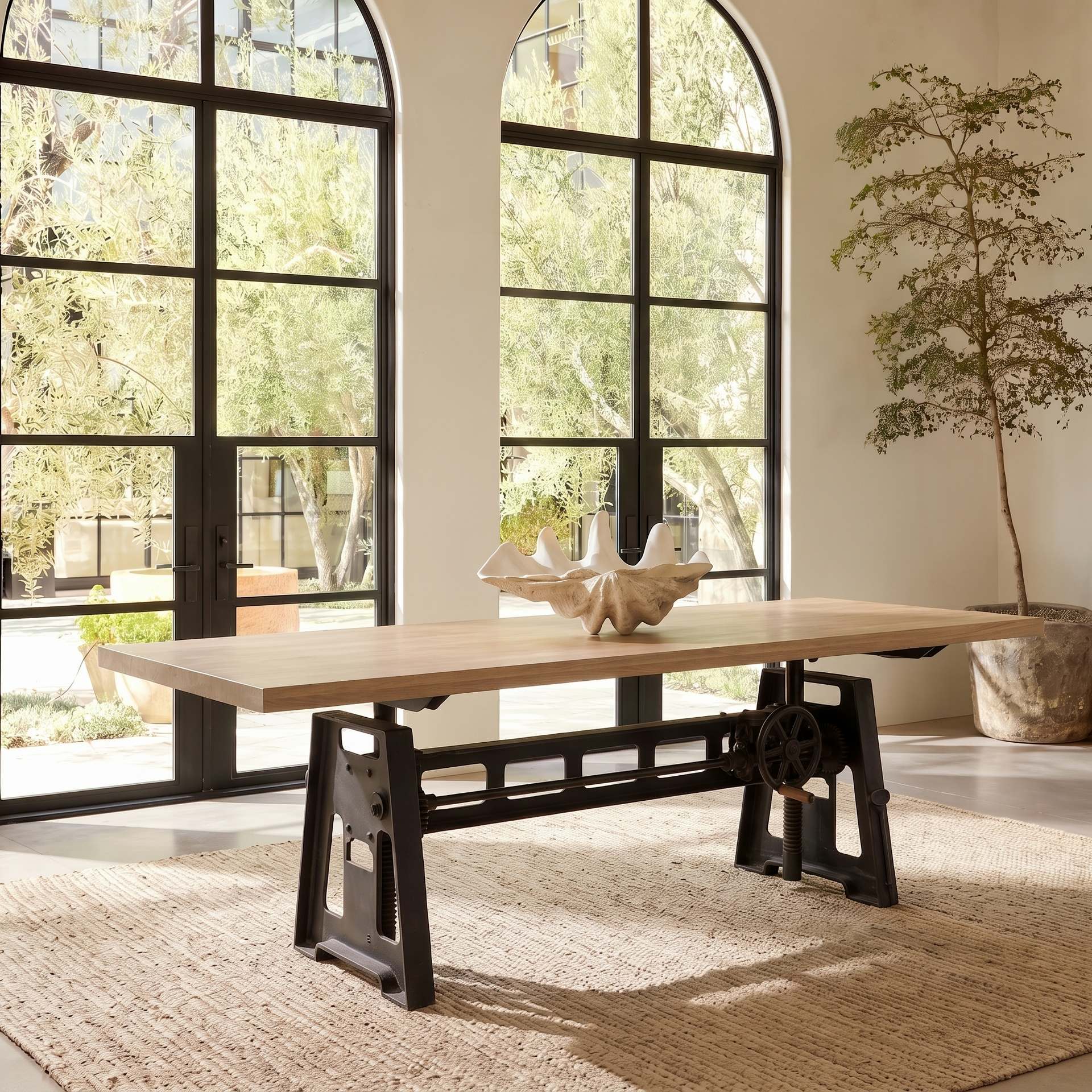 Crank Base Dining Table - Image 2