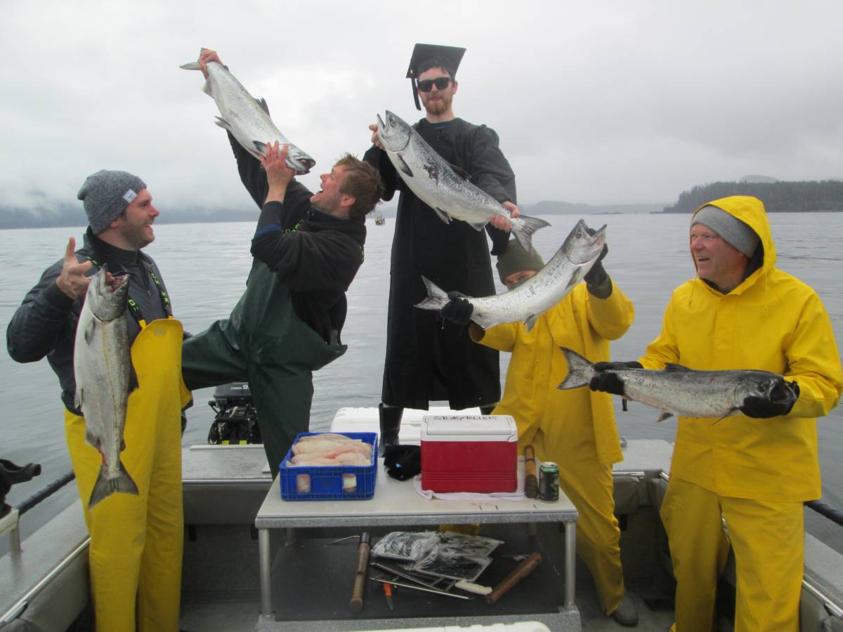 sitka alaska salmon fishing at hook it and cook it