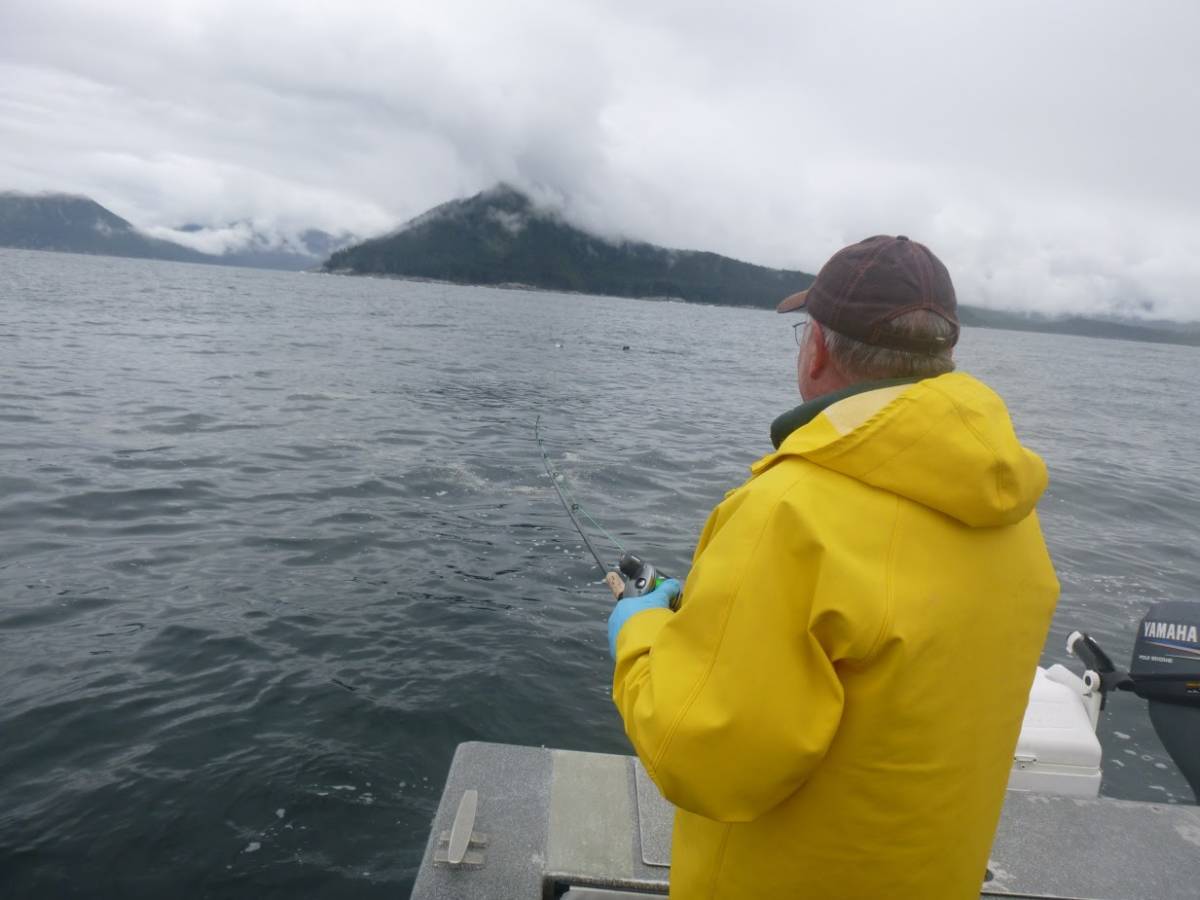 sitka charter fishing with the Winquist party