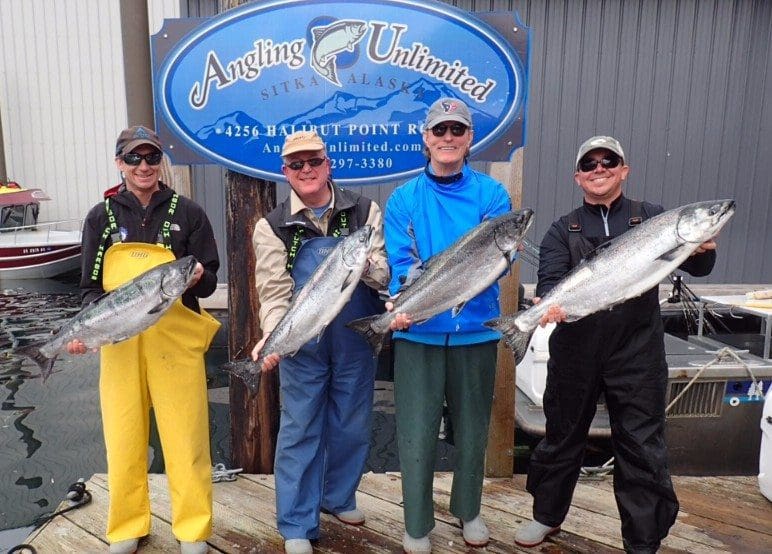 Salmon fishing with Angling Unlimited