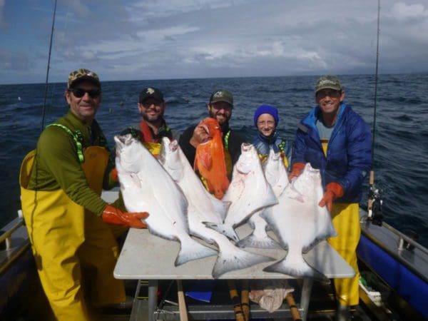Halibut and rockfish fishing with Angling Unlimited