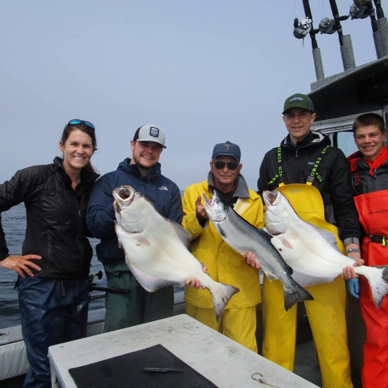 Halibut fishing in Sitka, Alaska