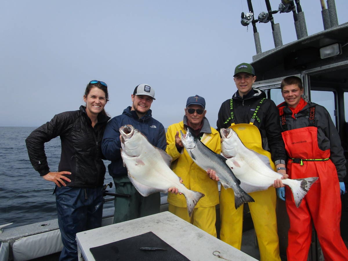 Halibut fishing in Sitka, Alaska