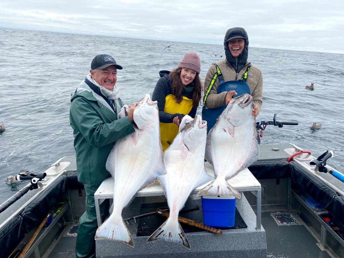 Halibut fishing in Sitka, Alaska