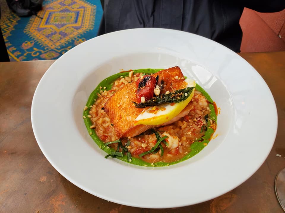 Dinner at Ludvig's Bistro in Sitka, Alaska