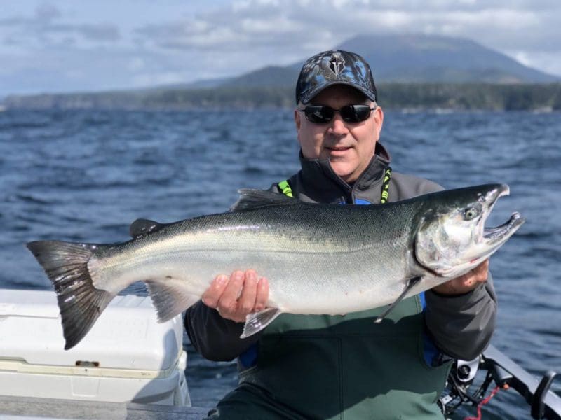 Silver fishing with Angling Unlimited in Sitka, AK